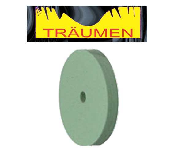 green silicone polisher, green silicone wheel, traumen, LGS22